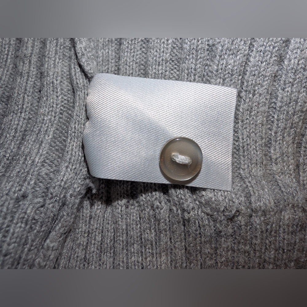dip ribbed skinny cardigan - Picture 6 of 7